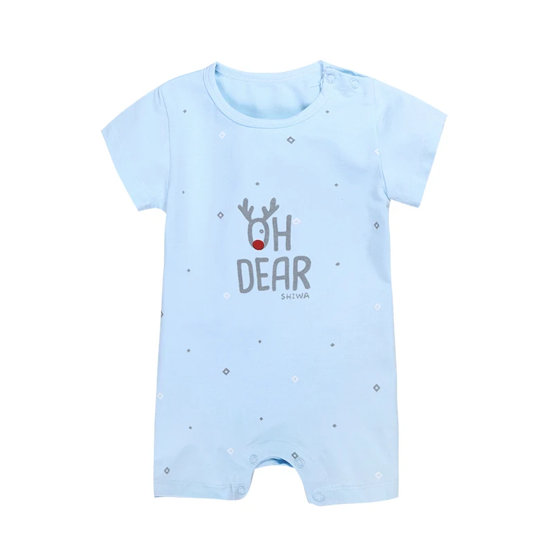 Детский хлопковый комбинезон с коротким рукавом на лето|baby clothing rompers|baby romperssummer baby