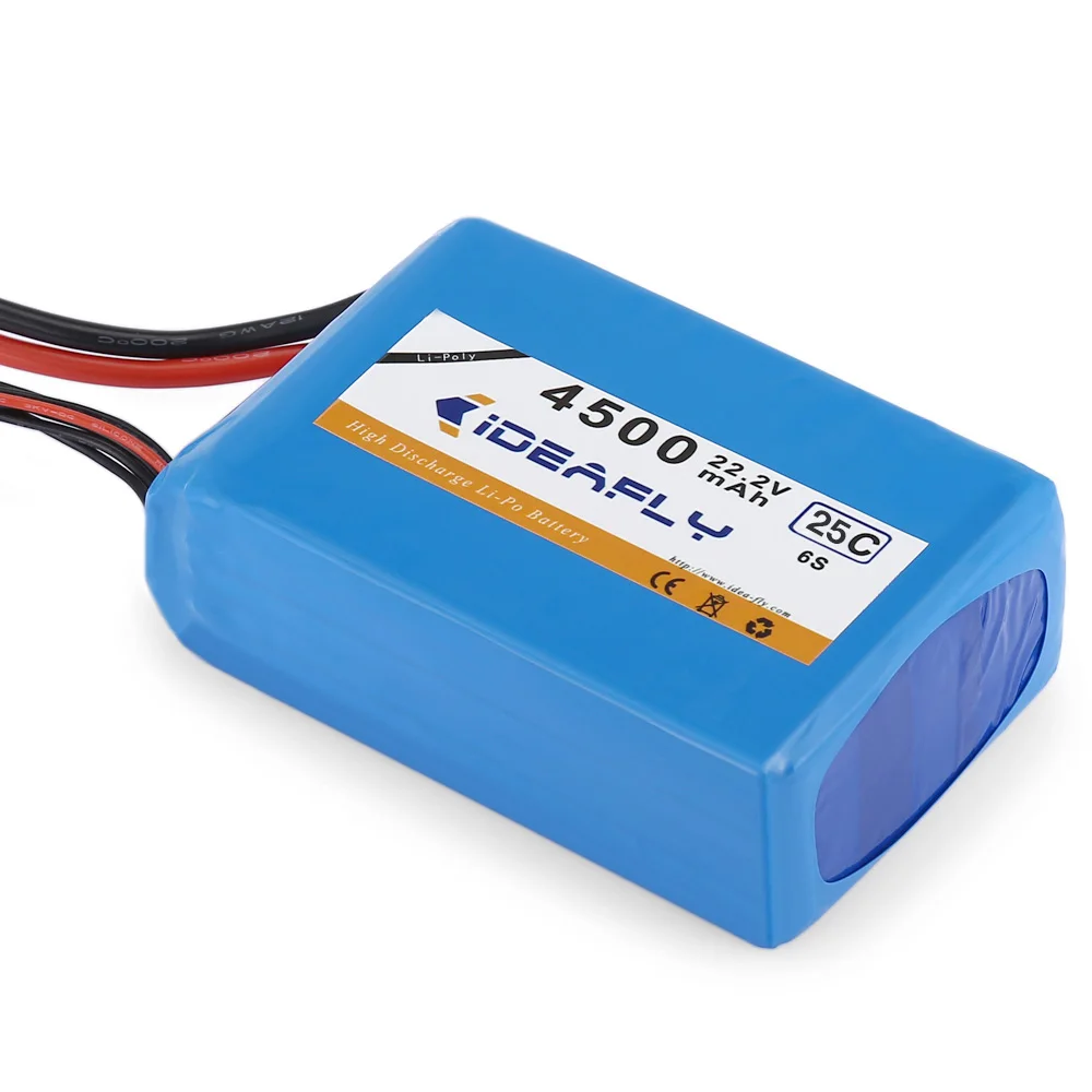 22 2 V 4500 mAh 6 S 25C Li po аккумулятор для IDEAFLY Poseidon 480 рыболовный Дрон FPV Квадрокоптер