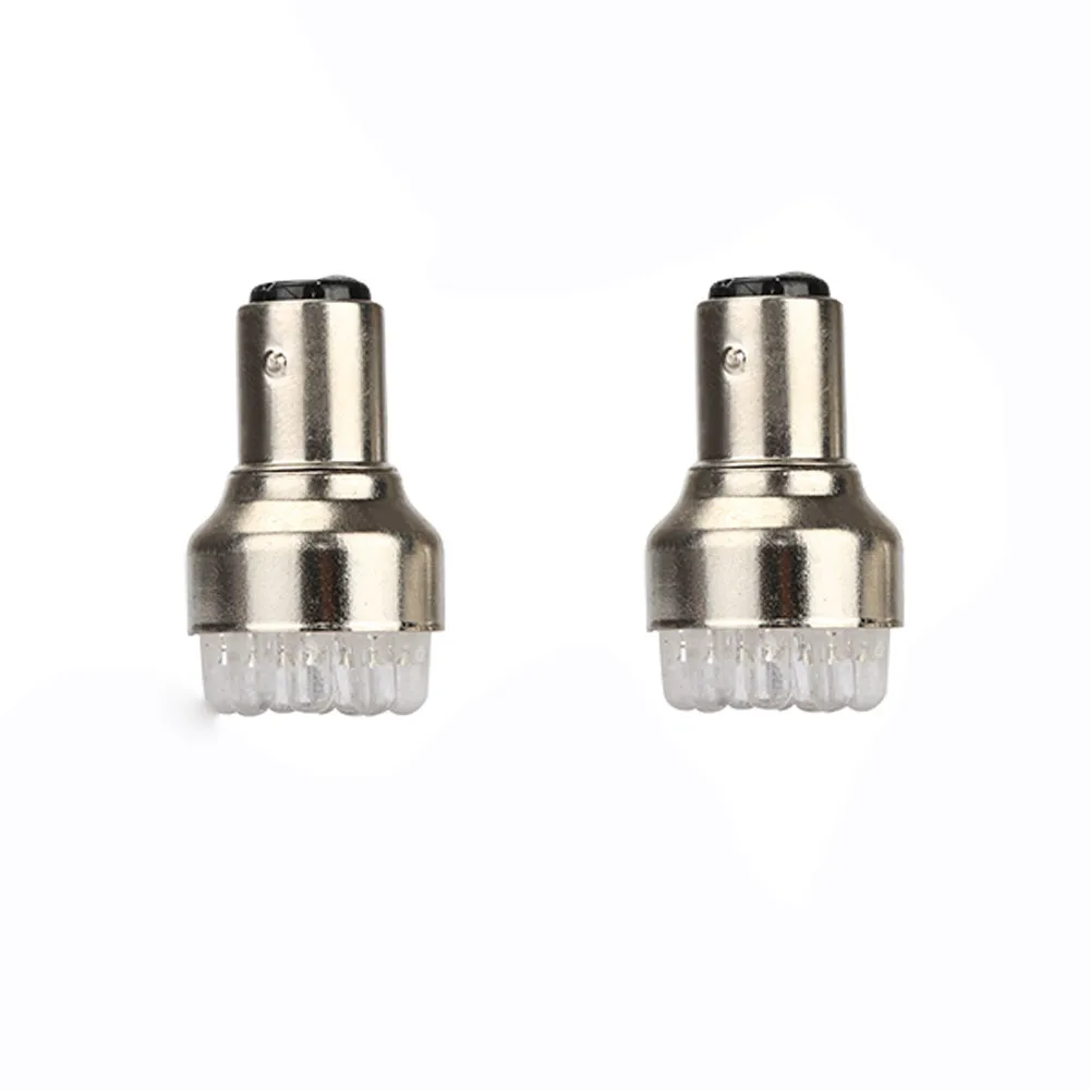 2 шт. универсальная новая BA15d Ярко белая 1157 12 SMD светильник ная лампа для стоп