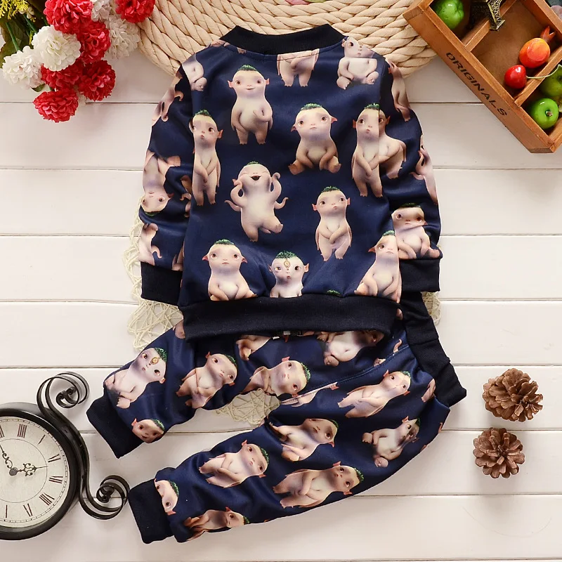 Leisure suit 2016 spring children's clothing Korean boy cartoon cotton children for |