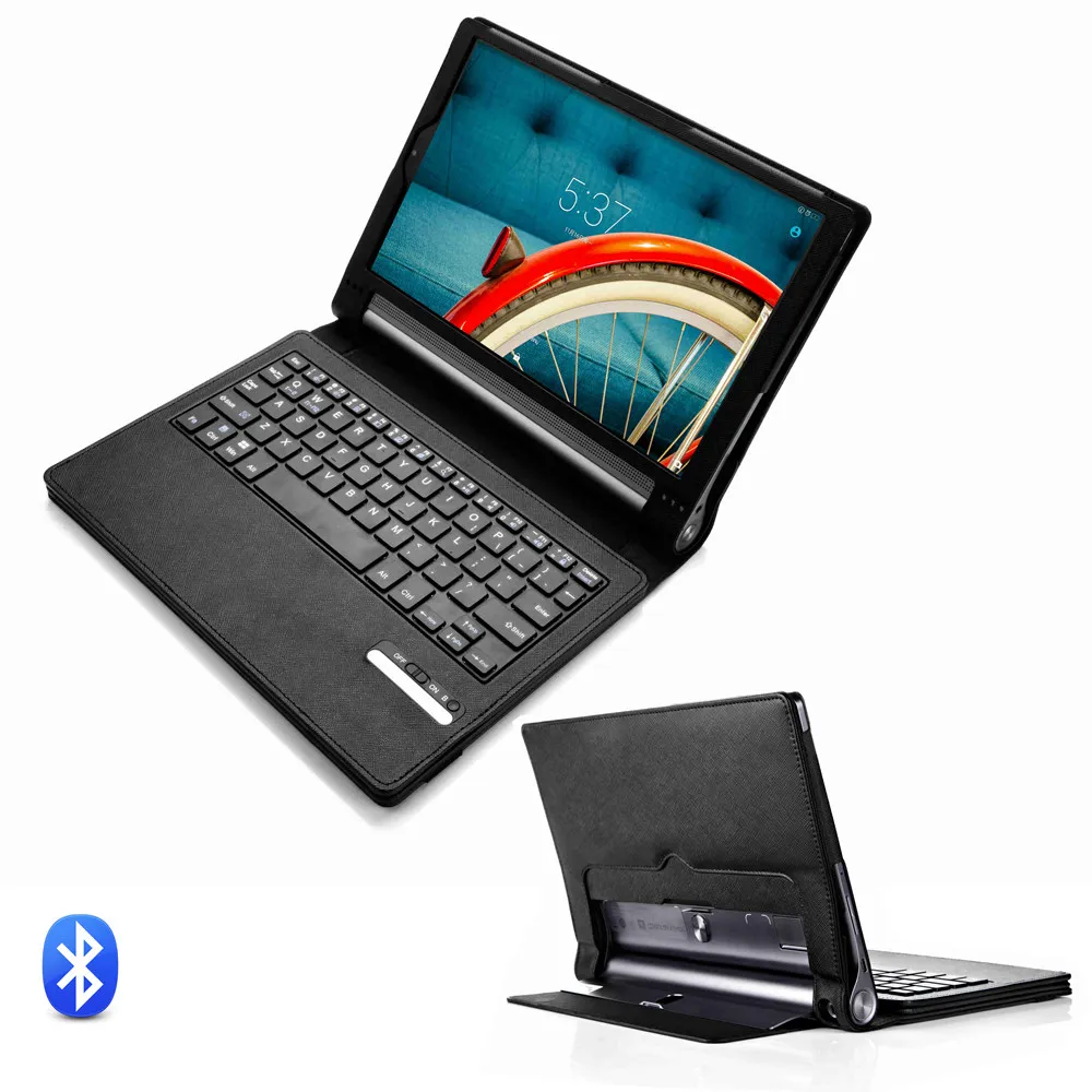Съемная Bluetooth клавиатура для Lenovo Yoga Tab 3 Pro 10 чехол подставка из искусственной кожи