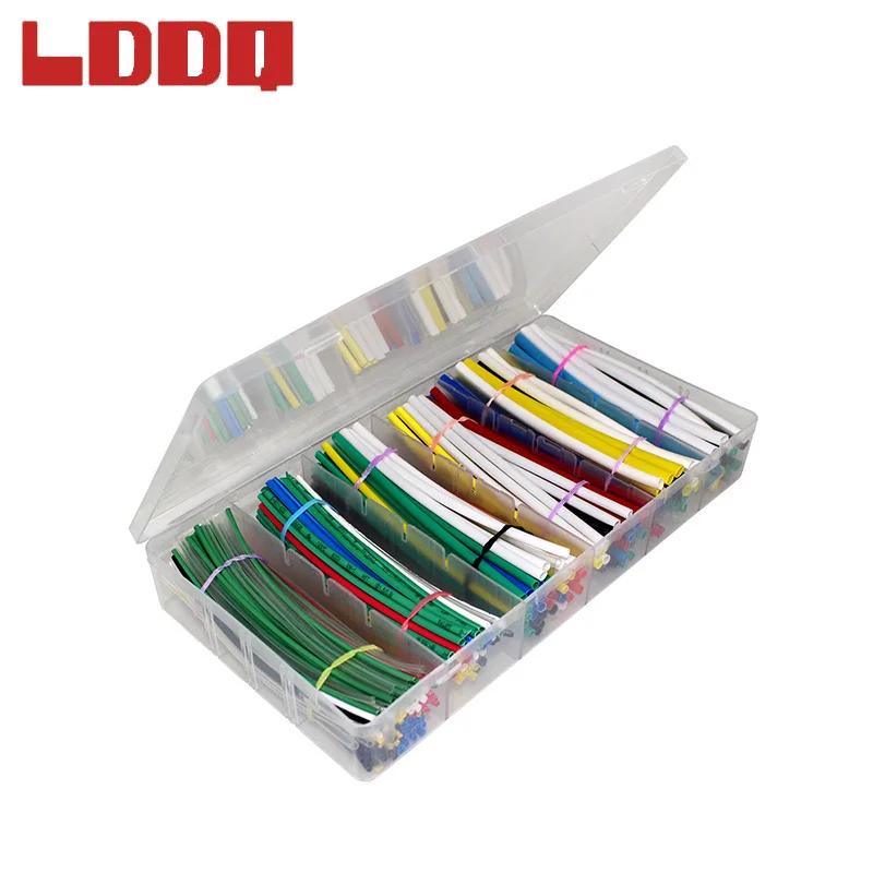 LDDQ 315 Pcs Shrinkable tube kit with box Heat shrink sleeve Guaina termorestringente Termoretractil 7 Colors Diameter 1mm-3.5mm