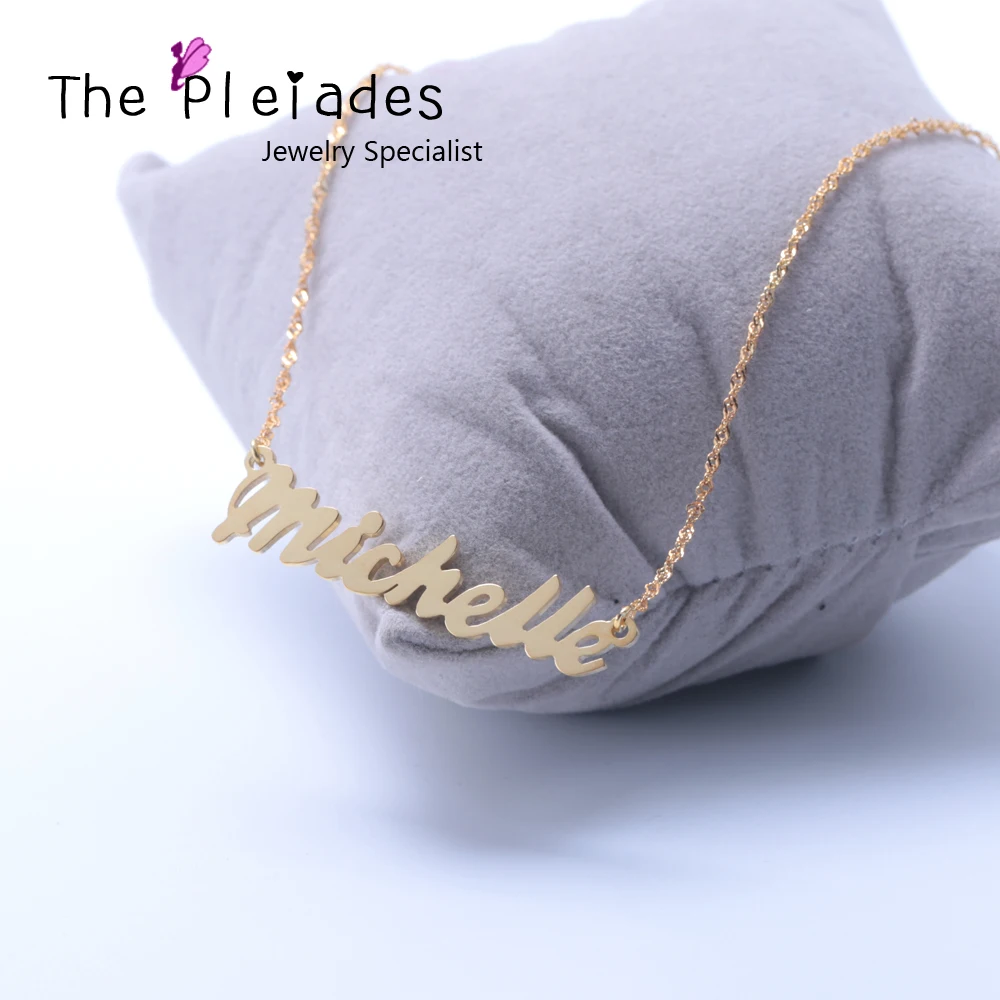 Стерлингового серебра на заказ ожерелье с волна цепь специальный дизайн