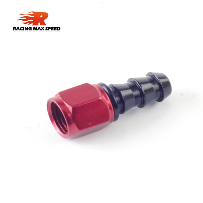 Переходник для шланга из алюминия с нажимным штекером масла/топлива/газа AN-8 |