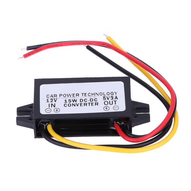 VODOOL DC 12V DC/DC 5V 3A 15 Вт автомобильный преобразователь питания для автомобильного