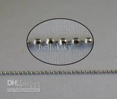 

12 Meters 1.5mm ball beaded metal chain M18646