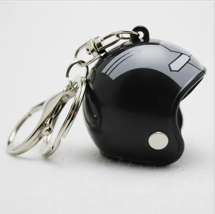 Punk Biker Motorcycle Helmet Keychain Pendant Classic Key Ring Casque Movie role Spider-Man Ultraman Hero Car Rings | Украшения и