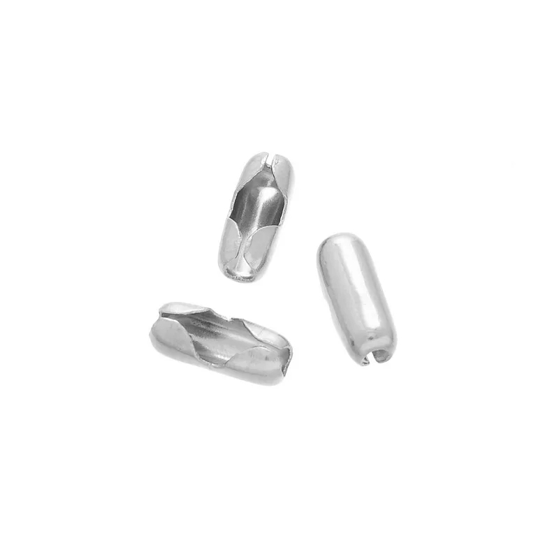 Ювелирные аксессуары 100 шт шаровая цепь из нержавеющей стали соединитель