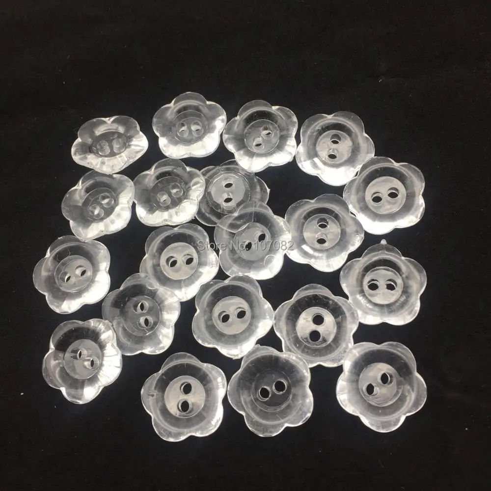 100 шт. прозрачные акриловые пуговицы с двумя отверстиями 20 мм|crystal buttons|round buttonsbuttons