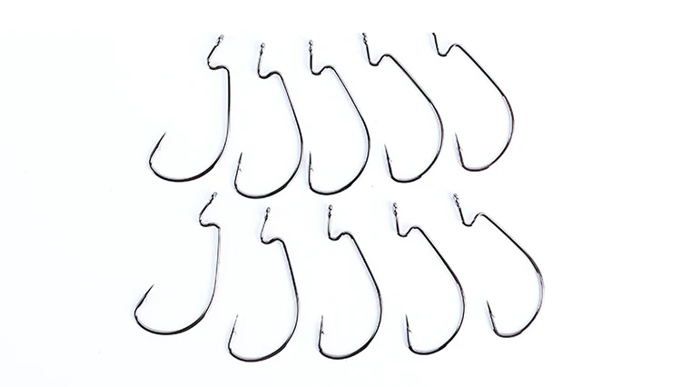 10 упаковок/лот Mustad рыболовный крючок из высокоуглеродистой стали 38105 с колючей рукояткой крючок Морской Карп полосатый бас рыболовный аксессуар