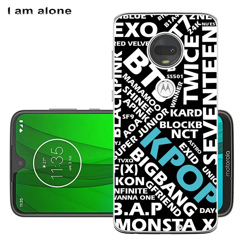 Чехлы для телефонов I am alone для Motorola Moto G7 G7 Play G7 power Solf из ТПУ, модные милые Чехлы для Moto G7 - Цвет: Solf TPU AA37