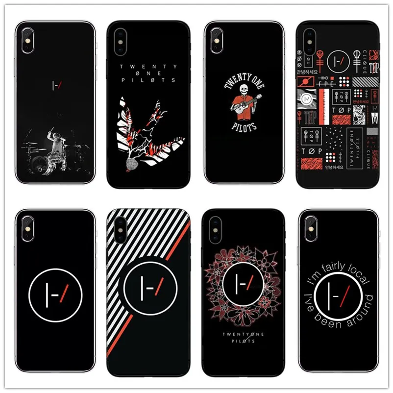 Чехол Twenty One Pilots для iPhone X XS MAX XR 8 7 6 6S Plus 5 5S SE Мягкий ТПУ силиконовый чехол