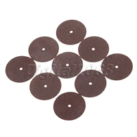 hot 36pcs brown 24mm reinforced cut off grinding wheels discs metalworking cutting cutter tools for dremel rotary tool