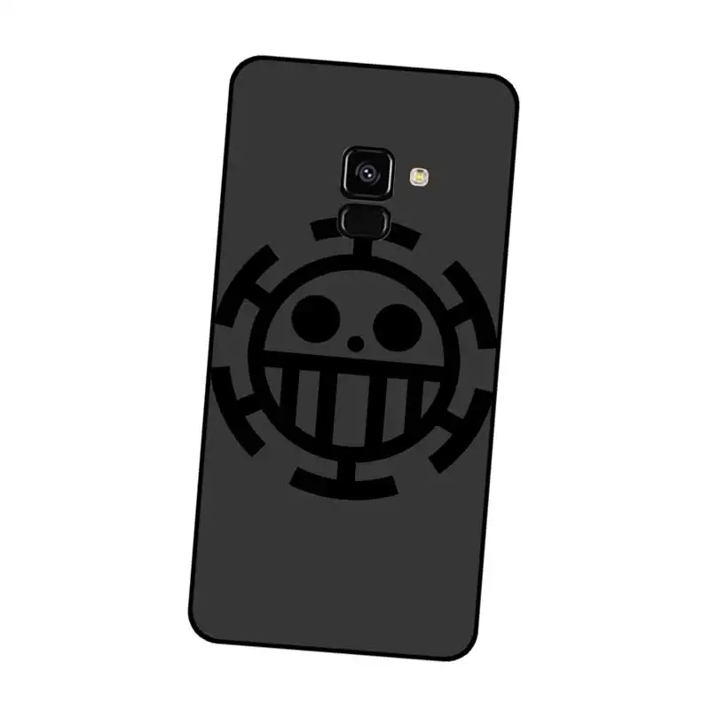 P144 One Piece Cartoon Black Silicone Case Cover For Samsung Galaxy J2 J3 J4 J5 J6 J7 J8 Pro Plus Prime 2018 2017 |