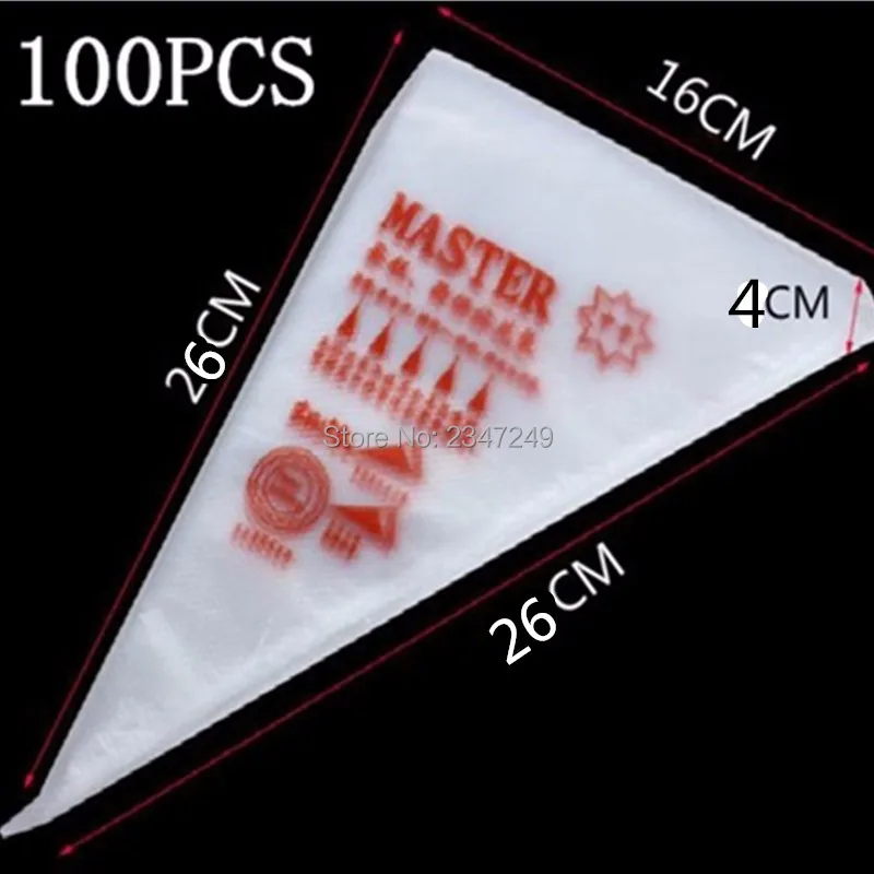 ULKNN 100 шт./компл. одноразовый кондитерский мешок торт кондитерские кекс украшения