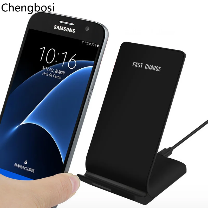 

Qi Wireless Charger for IPhone X XS Max XR 8 Samsung S9 S8 Note 9 Fast Wirless Wireless Charging Pad Docking Dock Station