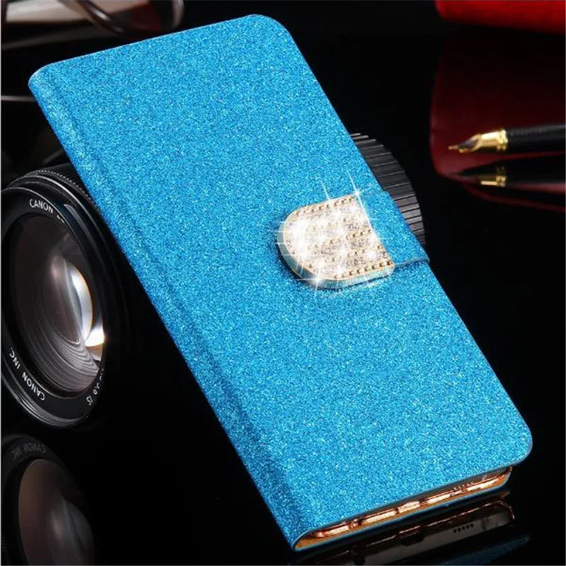 Для LG Рыболов Случае Роскошные Блестящие Побрякушки Порошок Кожа Магнитный