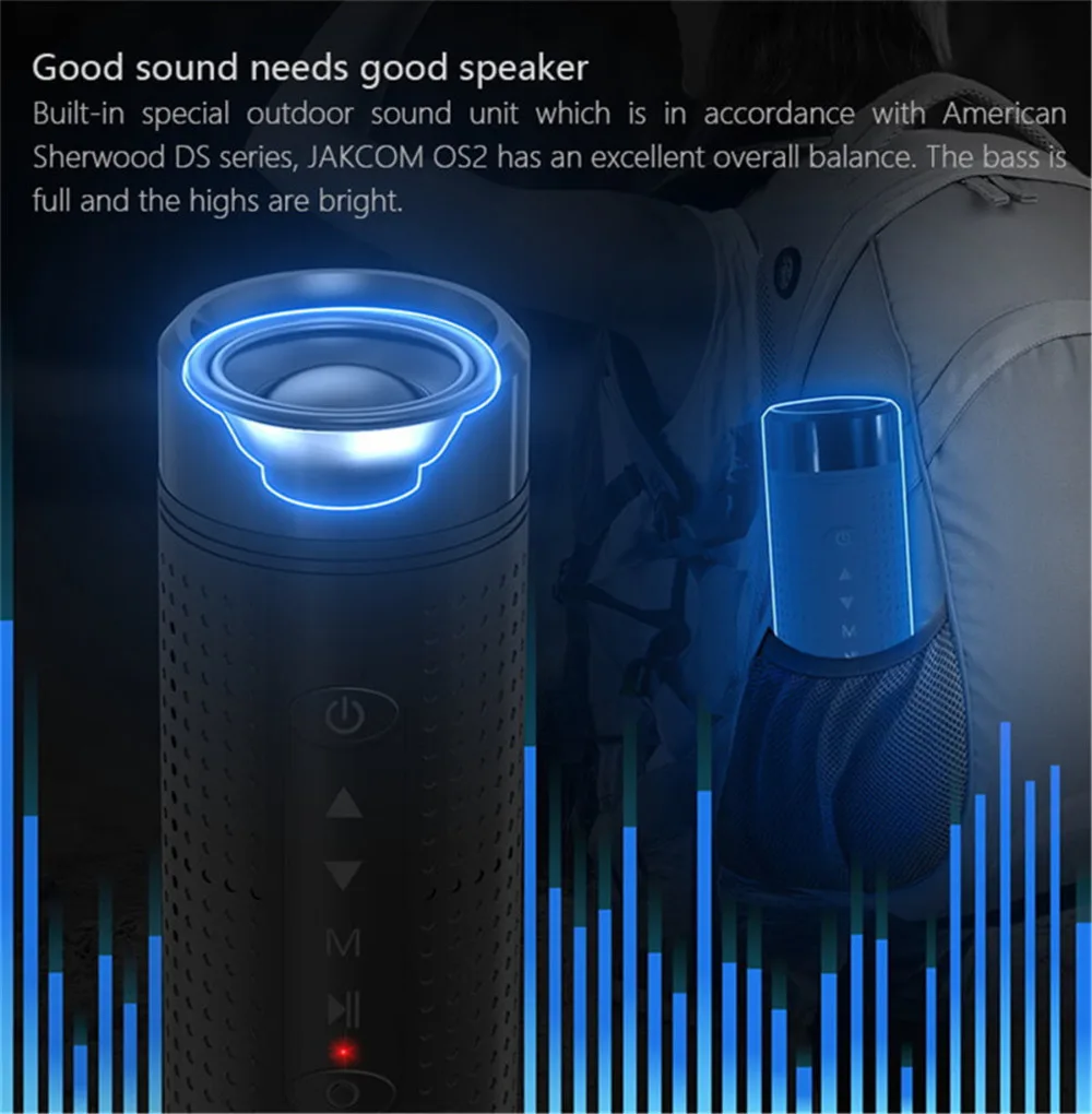 Bluetooth динамик Jakcom беспроводной портативный динамик емкость батареи 5200 мАч открытый Саундбар AUX динамик для IOS Android