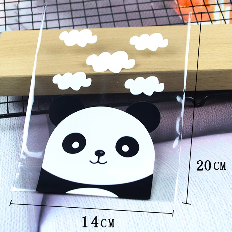 

100PCS Clear Plastic Bag Self Adhesive Gift Bags Wedding Birthday Cookie Candy Gift Packaging Bags Biscuit Baking Packaging Pouc
