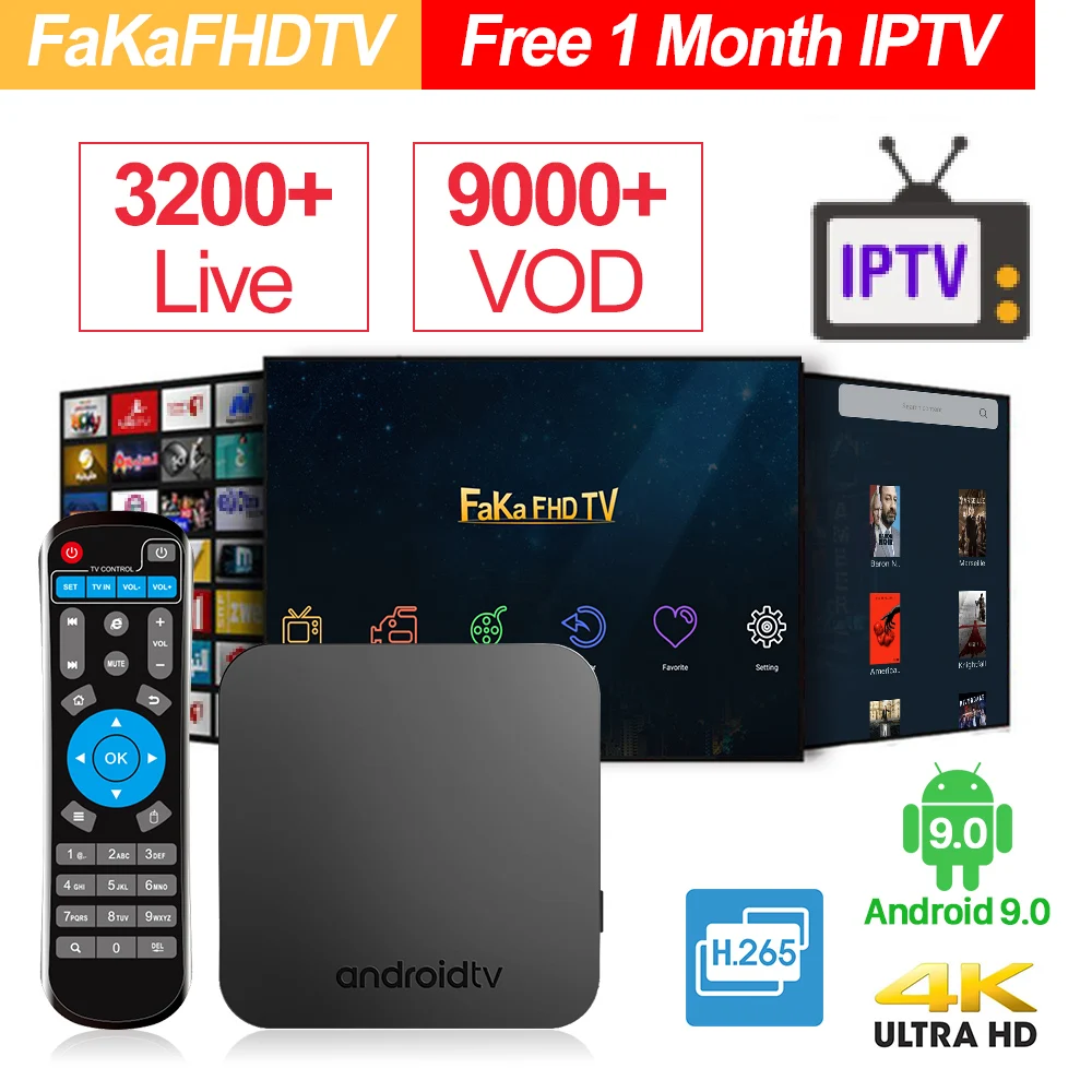 Французский IPTV Box KM9 Android 9 0 tv с 1 месяцем IP Европа Франция арабский Португалия