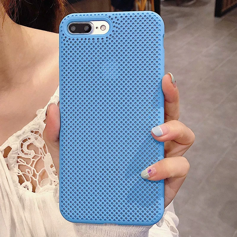 Чехол для телефона iPhone 6 6s 7 8 Plus с полым отводом тепла iphone x xs max xr матовый