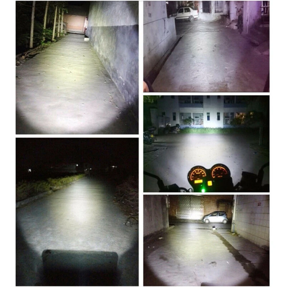 Фара для мотоцикла аксессуары скутера мото H4 светодиодная фара 12 В Led