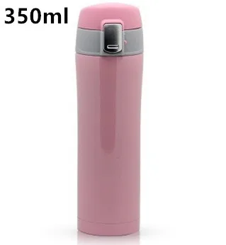 350ml Pink Подарок на год Изолированная Термокружка Вакуумная чашка из нержавеющей стали 500 мл Термос-бутылка термос кофейная посуда для напитков - Цвет: 350ml Pink