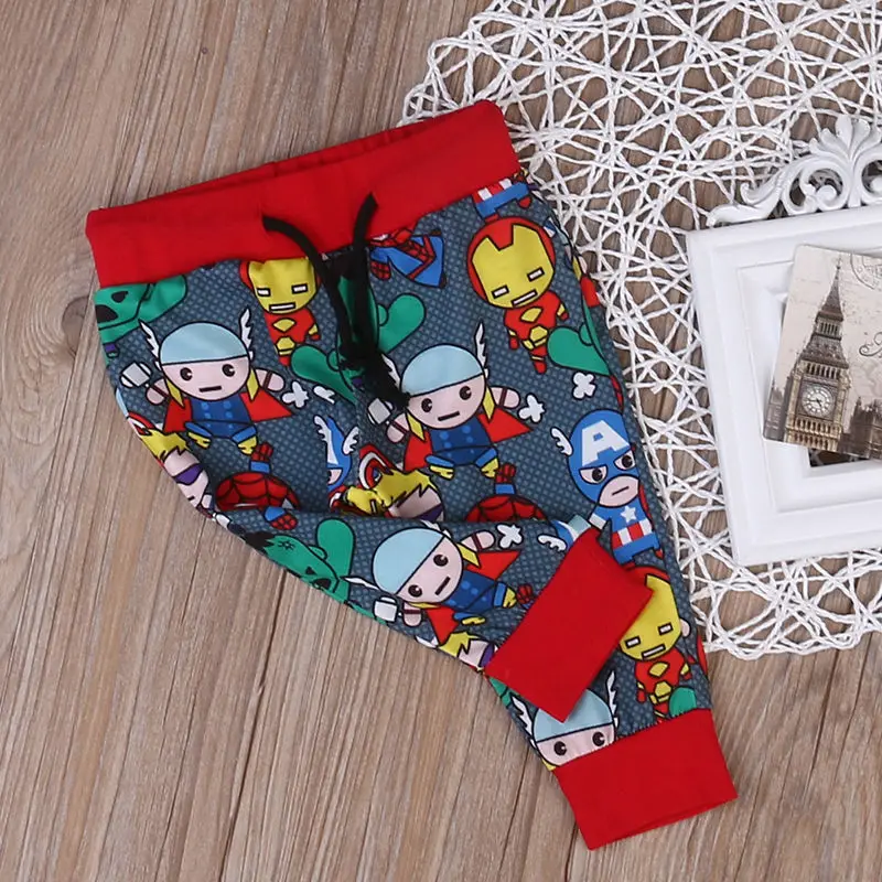 Cartoon Children Newborn Kids Baby Boy Pants Clothes Toddler baby boys Leggings Outfits Costumes Cotton |