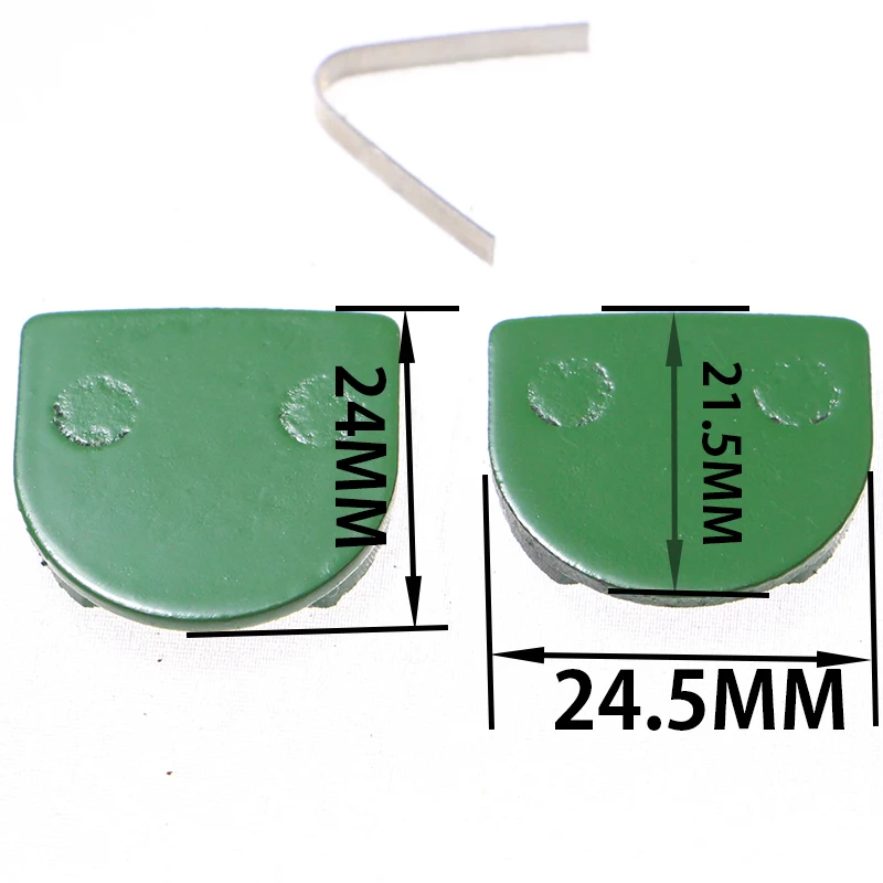

4 pairs(8PCS) MTB Green Memi-Metallic Resin Bicycle disc brake pads for JAK Disc Brake Original