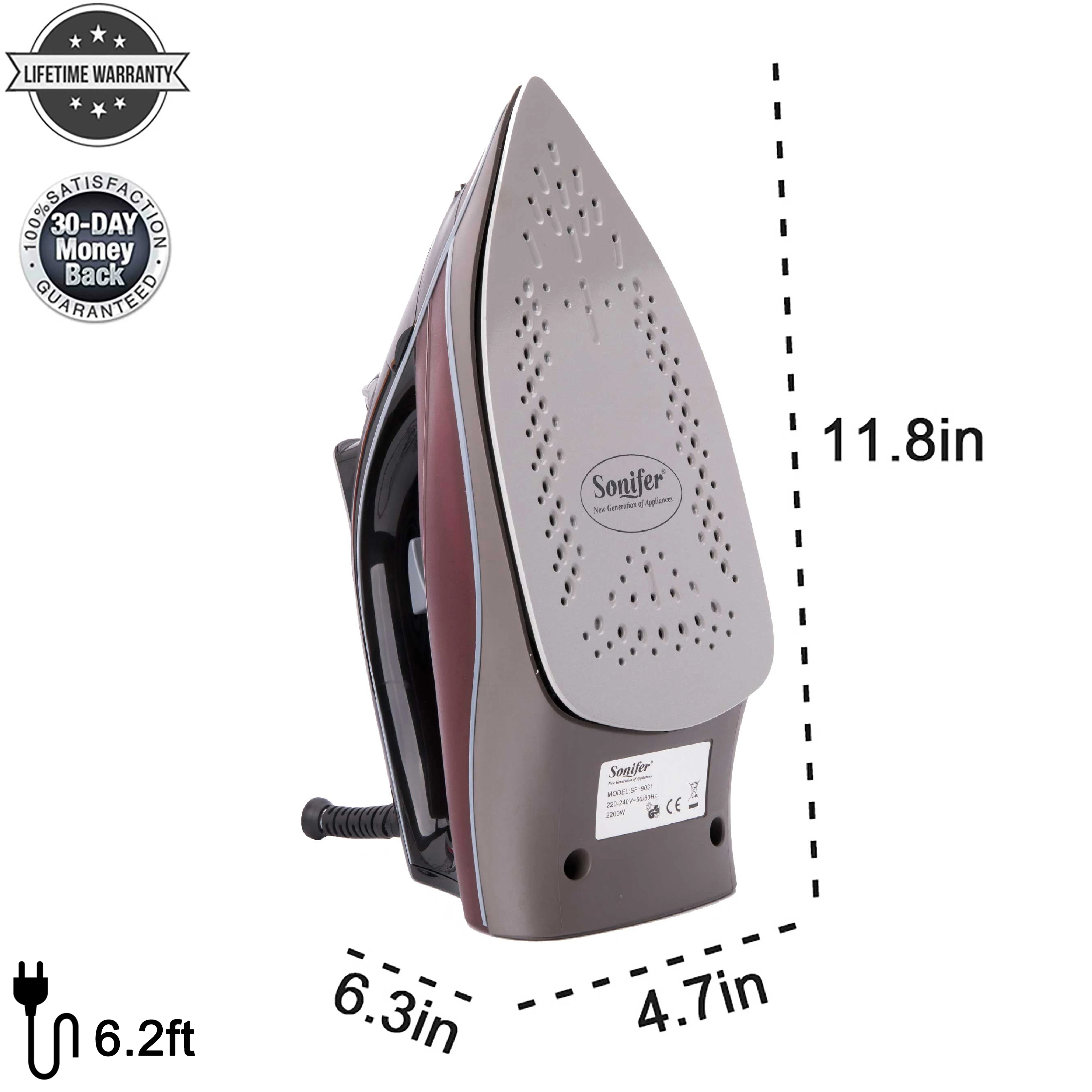 2200 Вт высококачественный электрический утюг с паром для одежды цветной