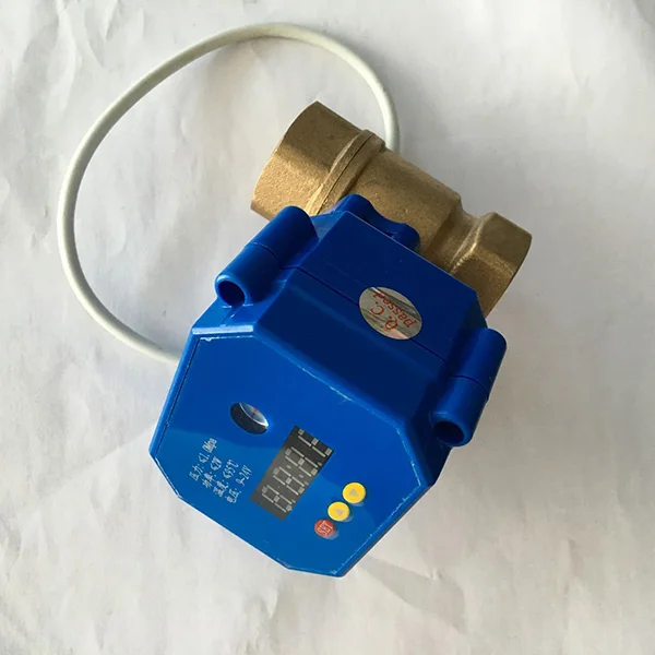 Φ 3/4 &quotbsp 2 сторонний латунный Мини моторизованный электрический шаровой клапан