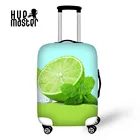 Чехол для багажа с цветочным принтом, защитный чехол для чемодана, эластичный чехол для чемодана, пылезащитный чехол, аксессуары для путешествий, Capa Mala
