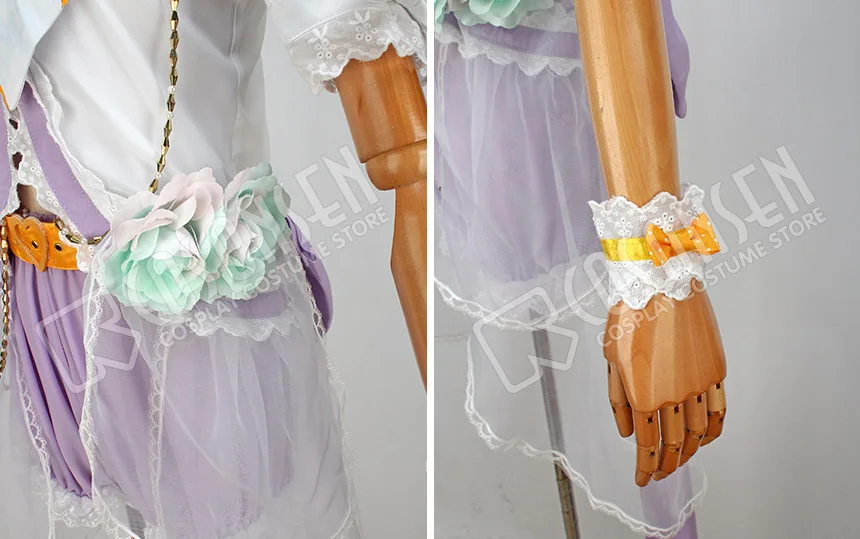 COSPLAYONSEN Love Live! White Valentine's Day Awakening Dress Honoka Kosaka Cosplay Costume All Sizes | Тематическая одежда и