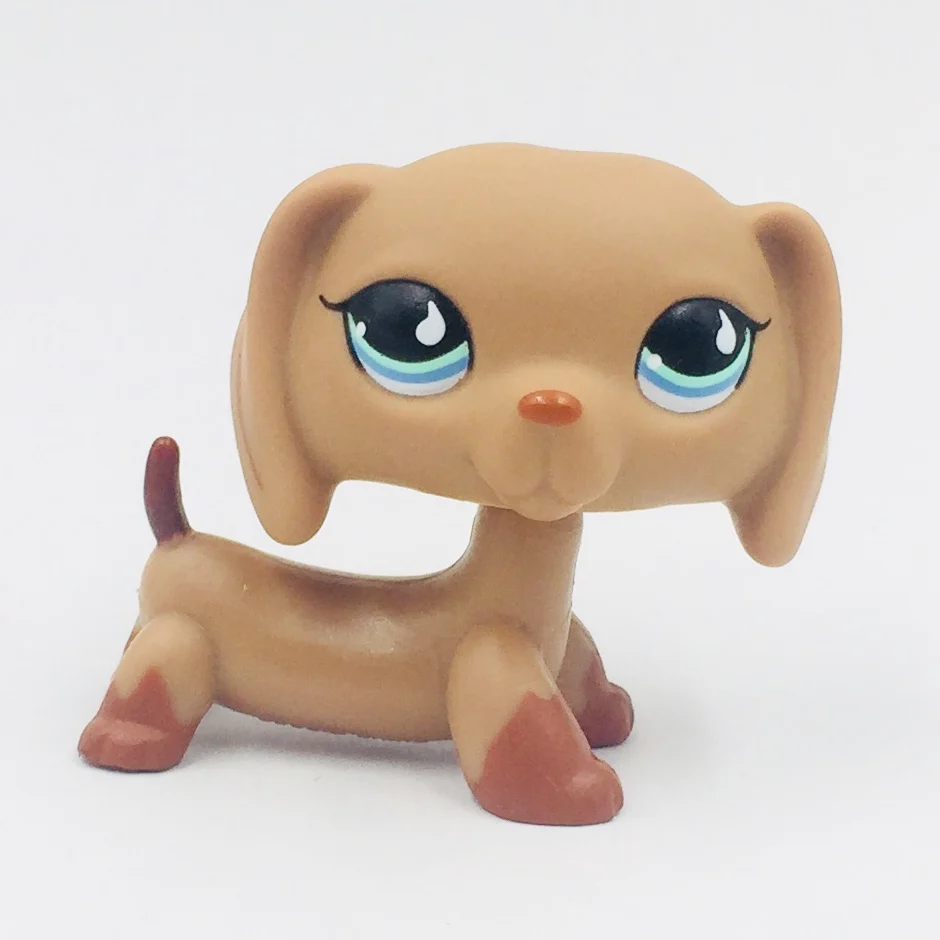 LPS кошка настоящие оригинальные животные игрушки для зоомагазина такса #518 светло