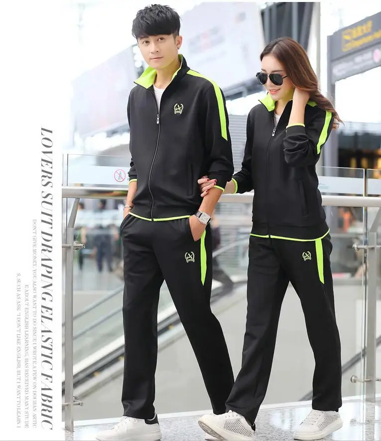 

RLYAEIZ Hot New Sportswear Women 2 Piece Set 2017 Casual Woman Sporting Suits Zipper Hoodies + Pants Sets Female Tracksuits 5XL