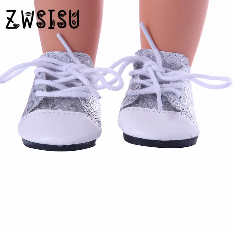 Супер яркий все виды парусиновой обуви для 18-дюймовой американской куклы подарок