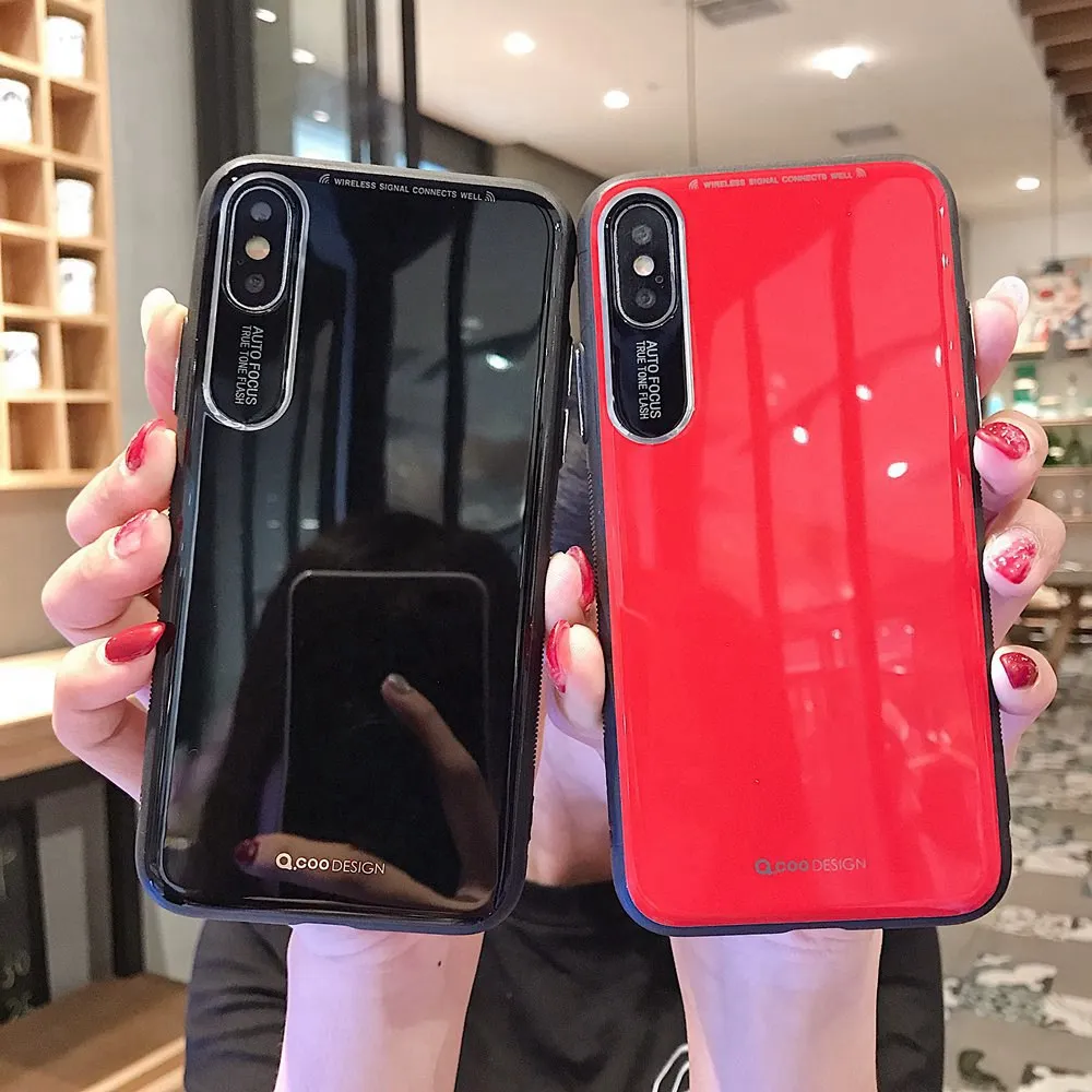 

Glossy TPU Case For iPhone 7 8 X Xs XR Xs Max Case TPU Business Cover For iPhone 7 Plus 8 Plus 6 6s 6 Plus 6s Plus Phone Case