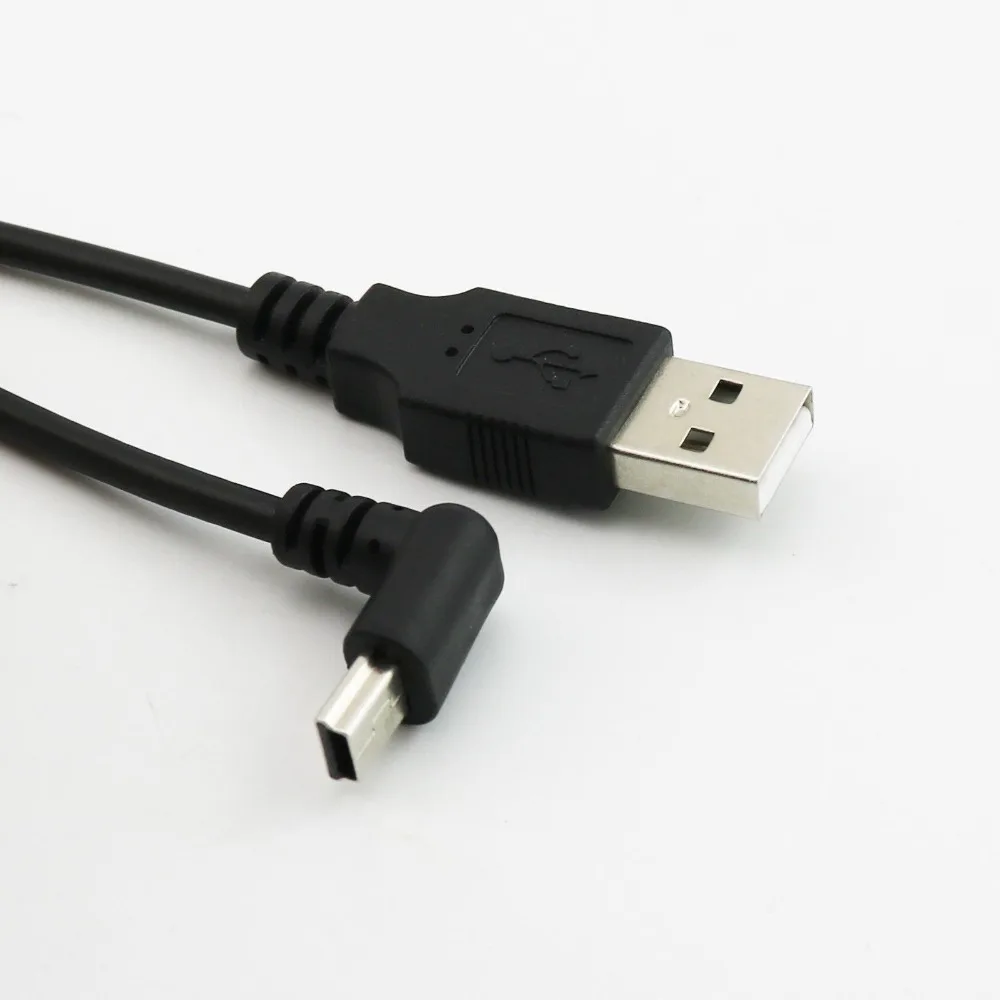 10 шт. спиральная USB 2 0 A папа к мини 5 Pin вверх Угол адаптер кабель 5FT | Компьютеры и