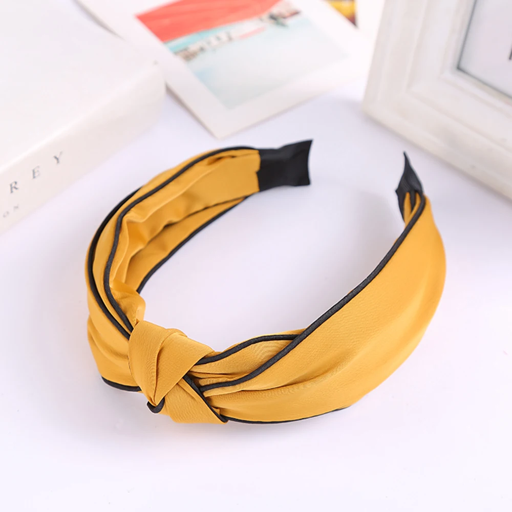 CXADDITIONS Корейская атласная ободок узел головные повязки женщины девочки волосы голова банты головные уборы аксессуары для включения.