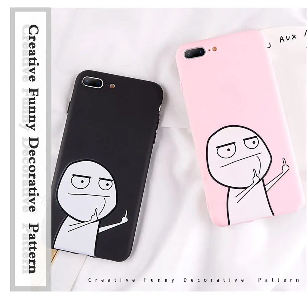 Lovebay для iPhone 7 Чехол смешной палец для iPhone 11 Pro 6 6S 7 8 Plus 5S SE X XR XS Max силиконовый чехол для телефона мягкий ТПУ задняя крышка