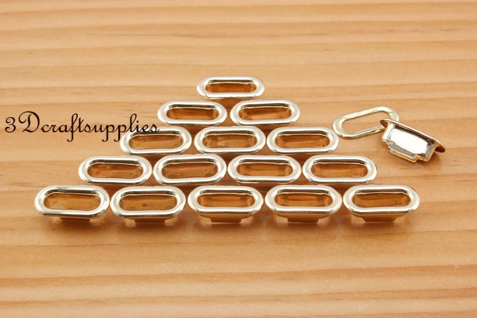 Люверсы медные с шайбой светильник золото Овальный 40 sets12 мм CK54 | Багаж и сумки