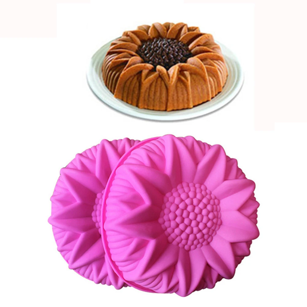 DIY силиконовые формы для торта, большая круглая форма для торта, формочка для десерта в форме сердца и цветка, разные формы для выбора