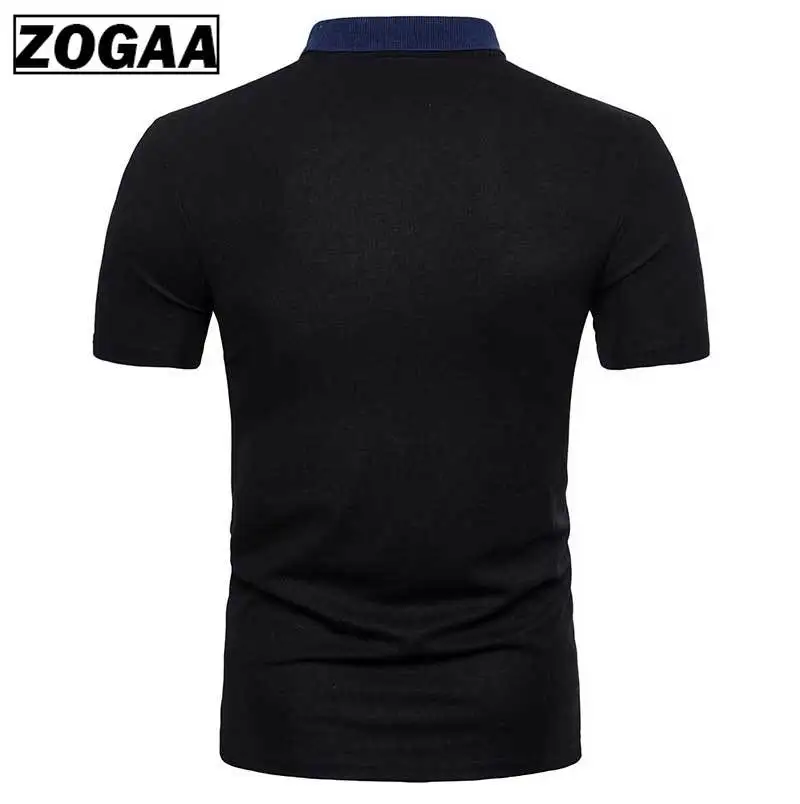 

New men's fashion solid color large size Polo shirt