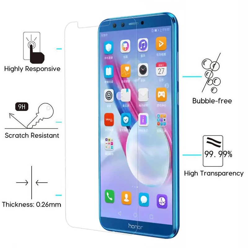 На Honor 9 Lite защитное стекло 8 светильник закаленное для huawei Honer 9lite 8lite Honor9 Защитная