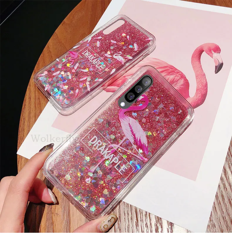 Жидкий зыбучий песок чехол для samsung Galaxy A50 чехол для телефона samsung A50 чехол для samsung Galaxy A50 A 50 SM-A505F A505 чехол