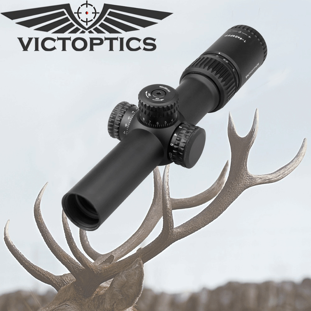 Victoptics 1-4x24 компактный FFP прицел Красный Зеленый Подсветка дополнительный светильник CQB съемка область BDC Сетка AR15. 223 5,56 мм