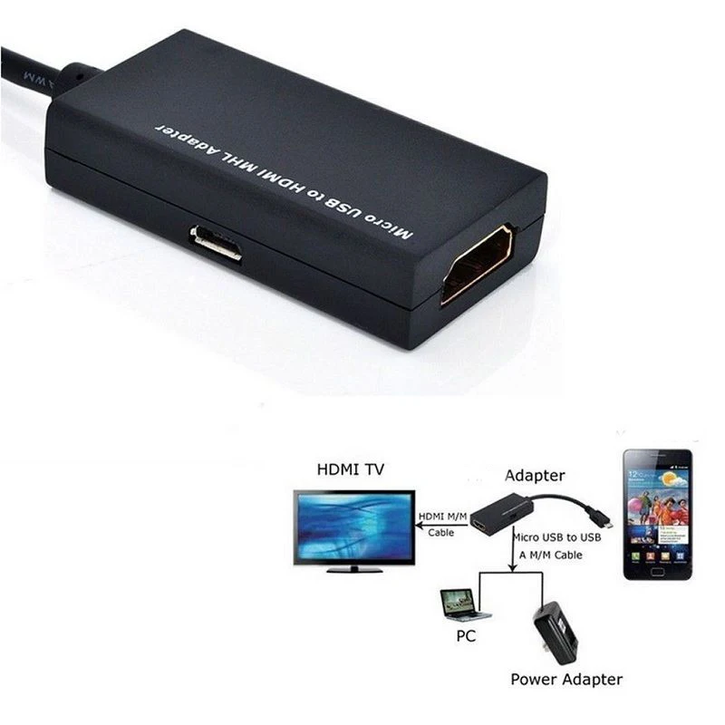 Micro Usb к HDMI 1080P Hdtv кабель адаптер для samsung Galaxy S2 htc LG sony Xperia Z3 Compact Mini Z2 Z1 Z L39H Android телефон