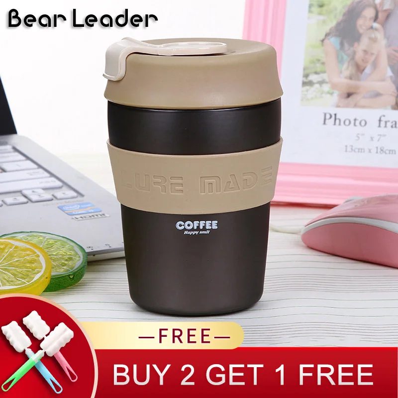 Bear Leader 280 мл Термосы Из Нержавеющей Стали кофейная кружка герметичная термос