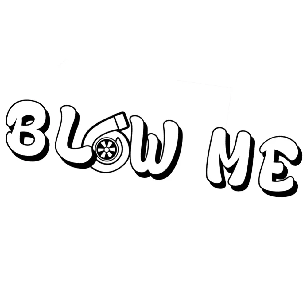 25*8 см смешной декор Blow Me стикер для автомобиля JDM Turbo Boost Наклейка на окно Лобовое