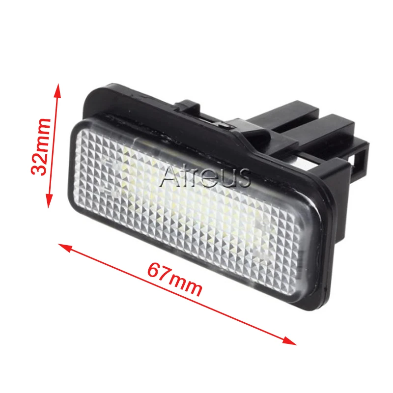 Atreus Автомобильный светодиодный номерной знак для Mercedes W211 W203 5D W219 R171 Benz AMG